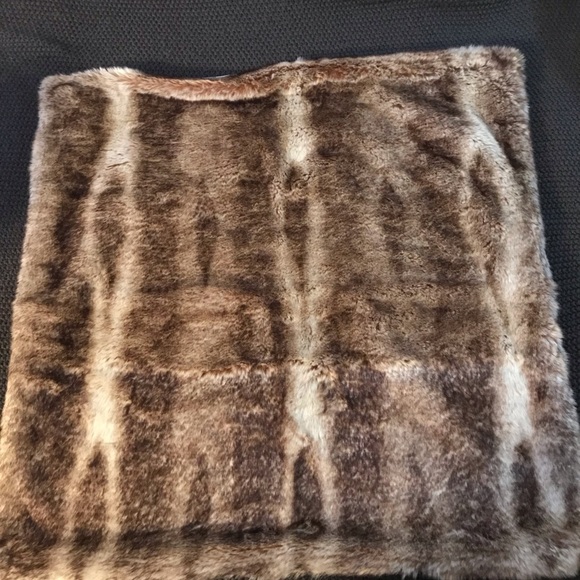 Pottery Barn Other - 2 faux fur euro shams Pottery Barn Other - 2 faux fur euro shams